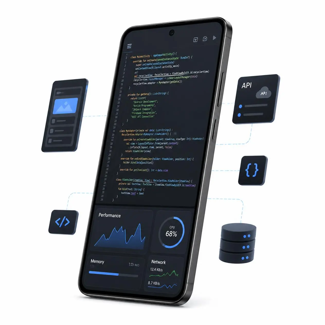 Advanced mobile app development coding