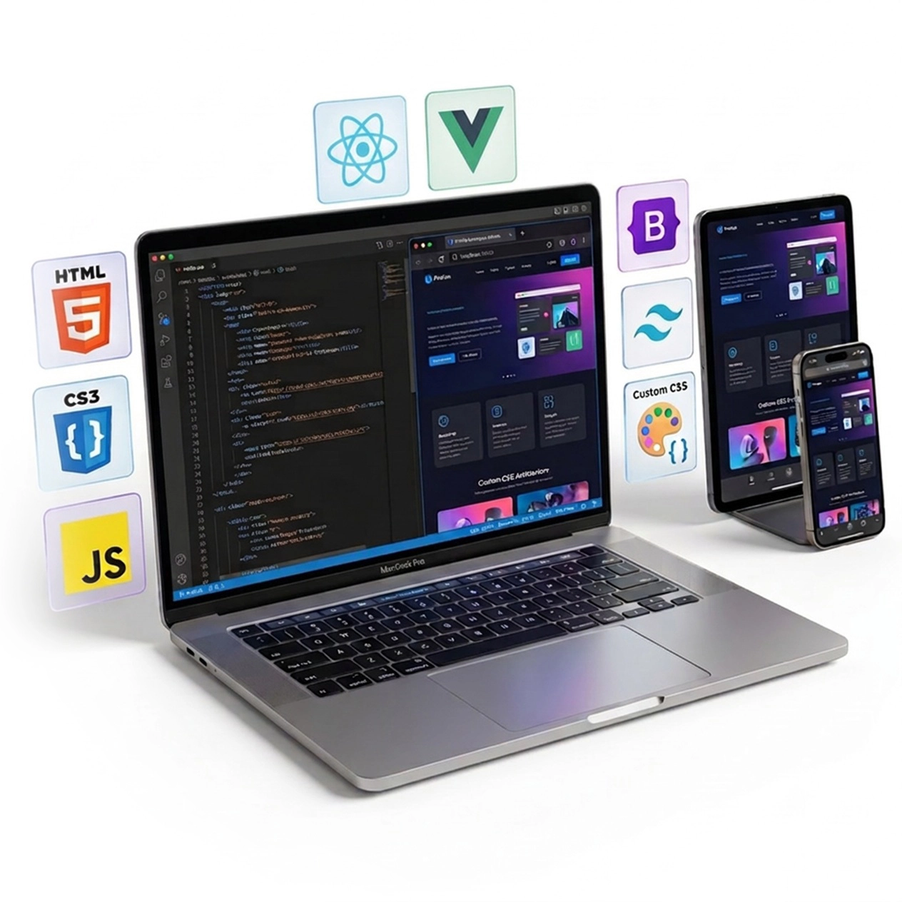 Framework agnostic web development