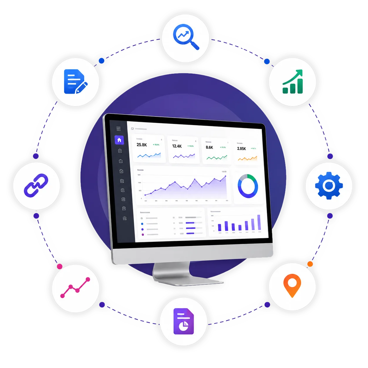 Managed SEO Service Graphic
